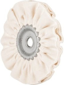 PFERD TOOLS Tuchring TR weich in Weiß für Hochglanzpolitur mit Polierpaste, Durchmesser: 100 mm, Bohrung-Ø: 10 mm, Breite: 10 mm - Bild 1