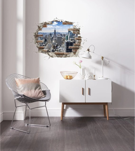 Komar Deko-Sticker Break Out NYC Selbstklebefolie bunt B/H: 100 x 70 cm - Bild 1