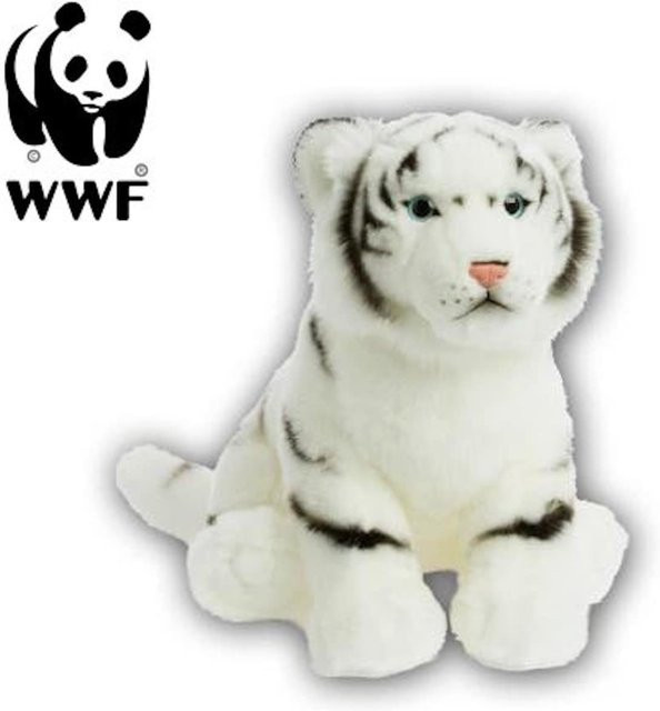 WWF Weißer Tiger, Plüschtier, Weiß - Bild 1