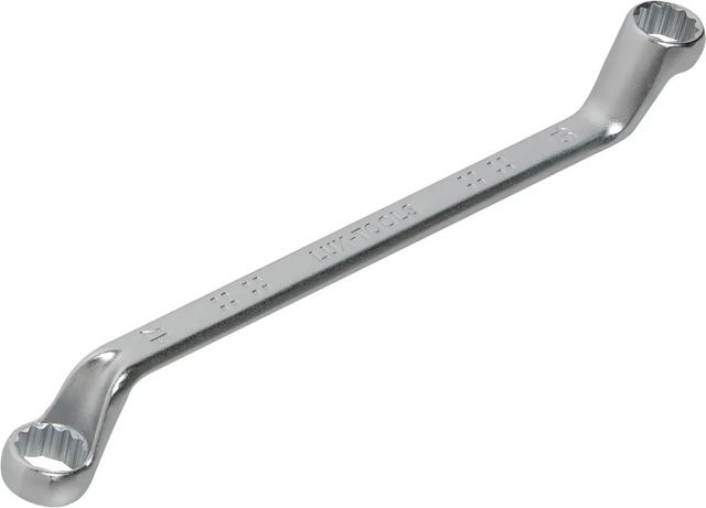 LUX-TOOLS Ringschlüssel aus Chrom-Vanadium in Silber, 16 mm x 17 mm - Bild 1
