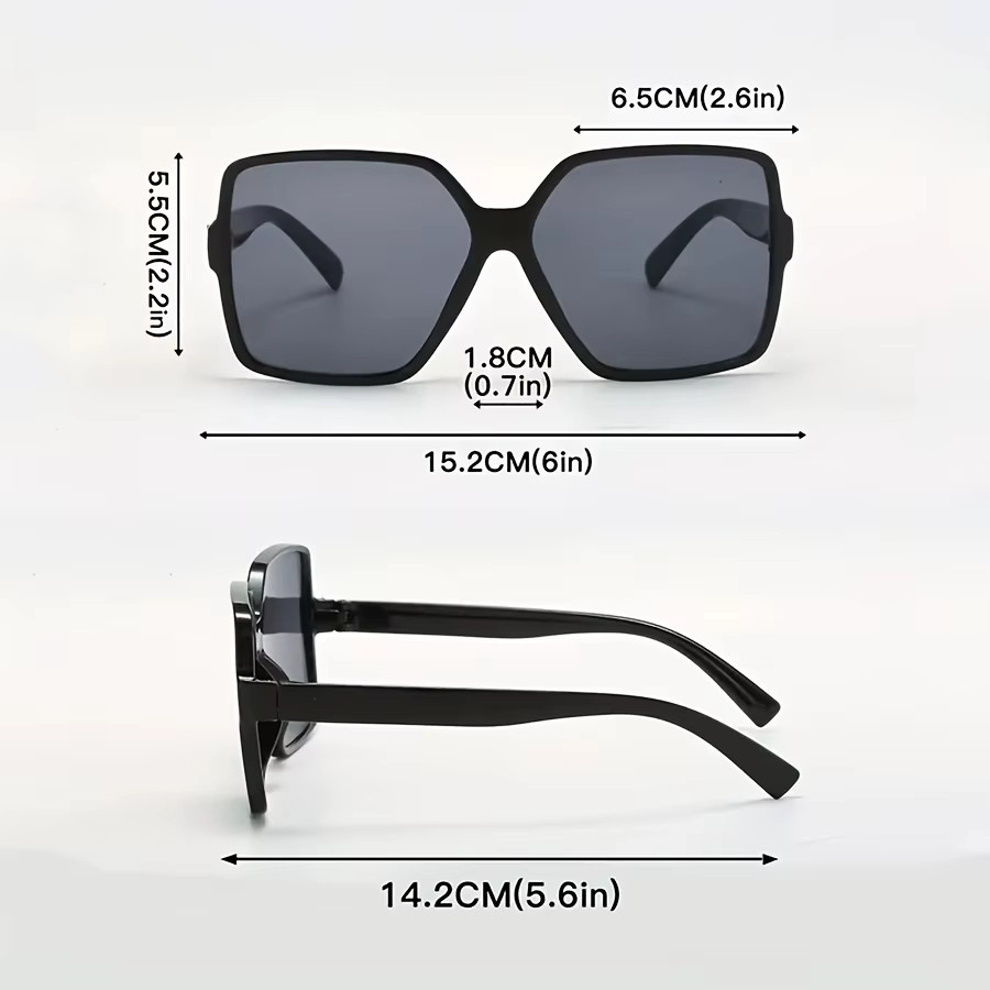 Hindfield Brille, Damen, Vollrand, Square, Kunststoff, Schwarz - Bild 2