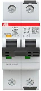 ABB S302P-Z40 Leitungsschutzschalter 40A 415V 2CDS382001R0558 - Bild 1
