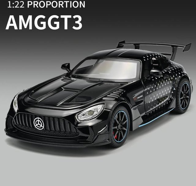 Linyi toy car Amg Limousinenmodell, 1:22 Maßstab, Metall, ab 14 Jahren - Bild 1