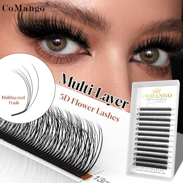 CoMango Wimpernverlängerung, schwarz, natürlich, Unisex - Bild 1