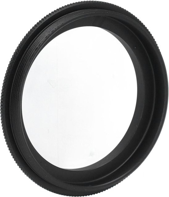 Shoemst Adapterring aus Aluminiumlegierung für Astronomie-Zubehör M56x0,75mm auf M48x0,75mm Außengewinde, Schwarz - Bild 1