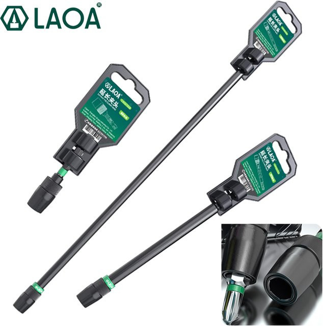 LAOA Professionelle Verlängerungsstange mit 1/4 Zoll Schnellspannfutter als Bit-Halter - Bild 1