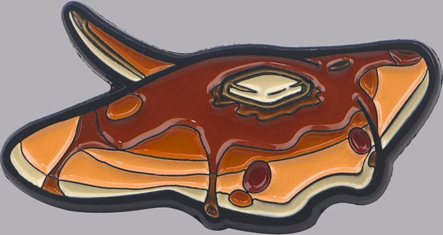Ramulus Brosche Fischerboot, Emaille, Unisex - Bild 1