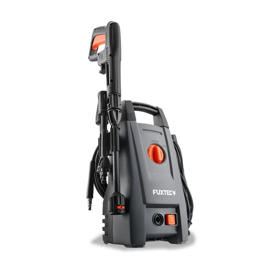FUXTEC Hochdruckreiniger FX-HDR1400 in Schwarz mit maximal 110 Bar Druck und 6,5 l/min Fördermenge - Bild 2