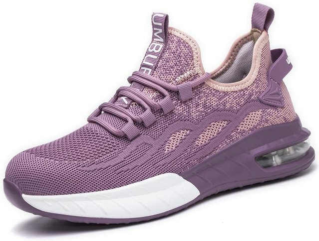 Shoekeeper Sicherheitsschuhe für Damen als Sport-Arbeits-Sneaker, rosa, Größe 36, atmungsaktiv mit Stahlkappe und pannensicher - Bild 1