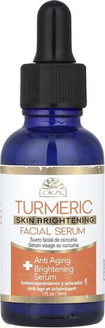 Okay Pure Naturals Gesichtsserum mit Kurkuma, Vitamin C, Kollagen, 30 ml - Bild 1