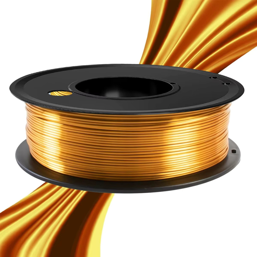 3D Maliang PLA Seidenfilament Gold 1,75mm für FDM 3D-Drucker, 250g - Bild 3