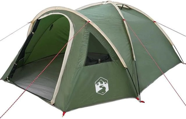 vidaXL Campingzelt mit Dach in Grün, H x B x T: 130 x 308 x 268 cm, aus Polyester - Bild 1