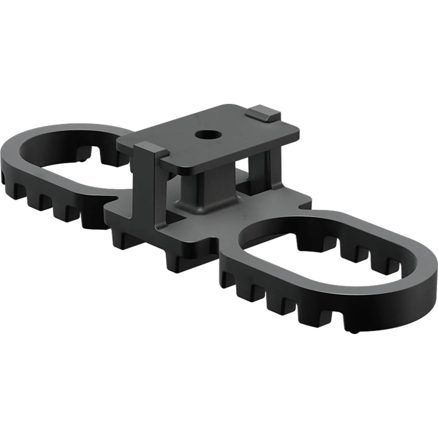 Karle & Rubner Terraflex Pro N6 Terrassenlager für Dielen mit Nut 4,2-9,2 mm aus Kunststoff in Schwarz inklusive 120 Edelstahl-Schrauben 4,2x33 mm - Bild 2
