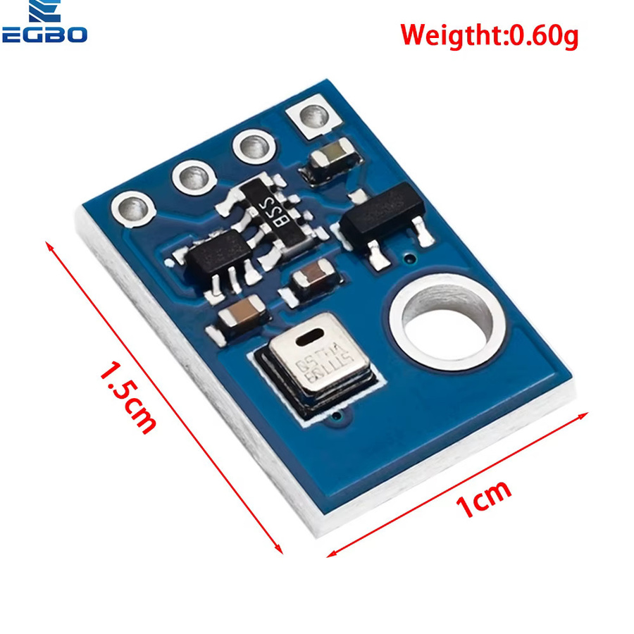 EGBO Hochpräzises digitales Temperatur- und Feuchtigkeitssensor-Messmodul mit I2C-Kommunikation in Blau und Lila als Ersatz für AHT10 AHT20 AHT21 AHT30 - Bild 1