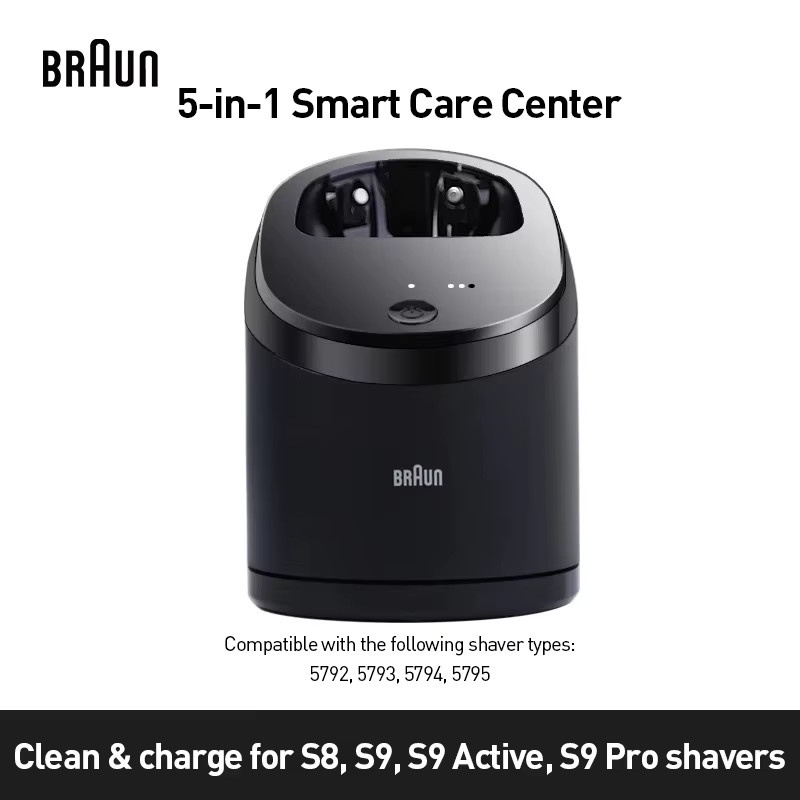 Braun Smart Care Center mit Lufttrocknung für Elektrorasierer S8/S9/S9Active/S9Pro/S9Pro+, Schwarz - Bild 2