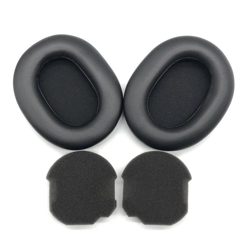 Sony Ersatz-Ohrpolster aus Schaffellprotein für WH-1000XM5 Over-Ear Kopfhörer, Schwarz - Bild 3