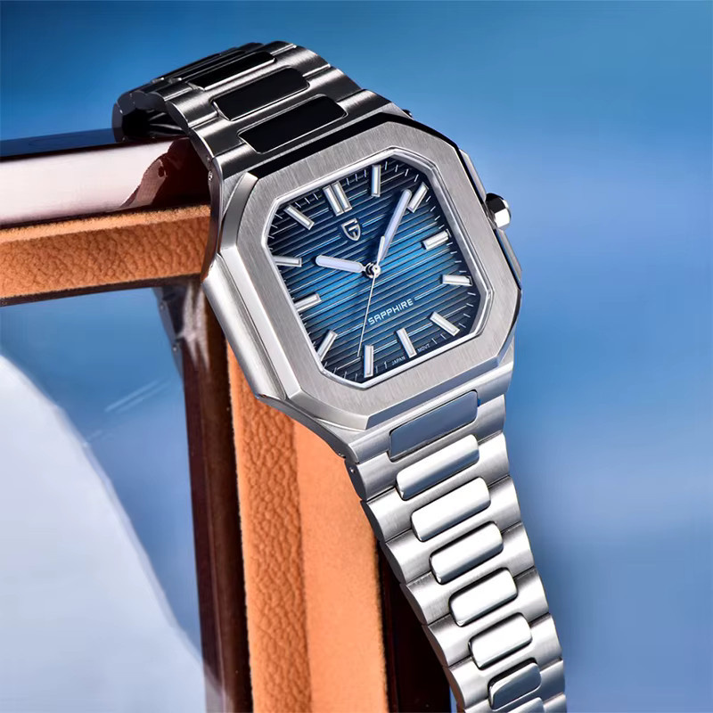PAGANI DESIGN Armbanduhr, Quarz, Edelstahl, Saphirglas, Herren - Bild 2