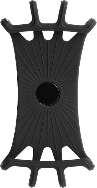 Maerknon 360 Grad drehbarer Handyhalter für Fahrrad und Motorrad aus Silikon in Schwarz oder Grau - Bild 1