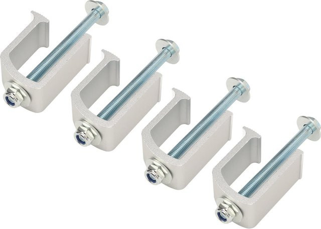 Neoglint 4er-Set LKW-Werkzeugkasten-Klemme aus Aluminium in Silber - Bild 1