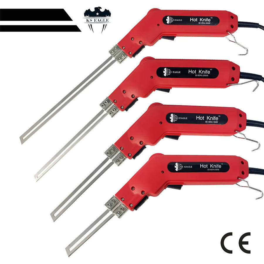 KS EAGLE Elektrischer Schaumschneider mit einstellbarer Temperatur in Rot für Styropor und Vliesstoff - Bild 3