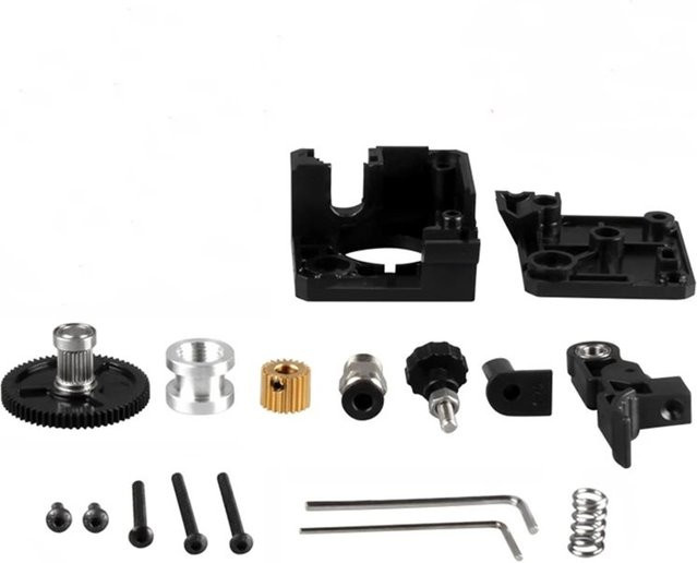 FLSUN QQ-S PRO Titan Extruder Direktantrieb mit V6 Hotend und Montagewerkzeug in Schwarz - Bild 1
