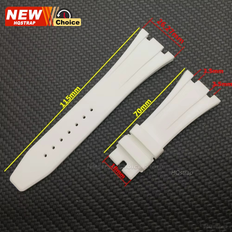 HQstrap Uhrenarmband Silikon, 26mm 27mm, Unisex - Bild 4