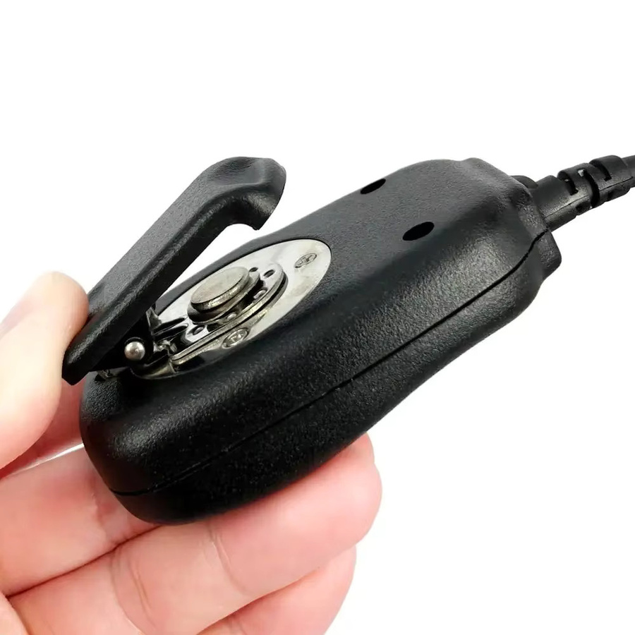 Handheld Lautsprecher Mikrofon für Yaesu Vertex VX-6R VX-7R FT-270 FT-270R VX-127 VX-170 Walkie Talkie in Schwarz - Bild 3