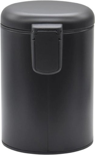 Euroshowers Bad Mülleimer mit Pedal und Soft-Close, Schwarz, 3 l - Bild 1