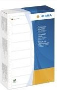 HERMA Computer Etiketten weiß, perforierte Papieretiketten, B: 35,7 mm, B: 88,9 mm, 8000 Stück - Bild 1