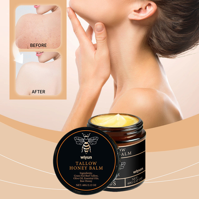 WIYUN Tallow Honey Cream Glow Feuchtigkeitslotion für Gesicht und Körper, Unisex - Bild 1