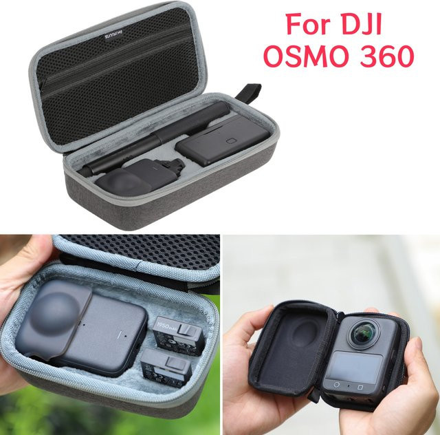 Stoßfeste Tragetasche für DJI OSMO 360 Adventure Combo Standard in Grau - Bild 1