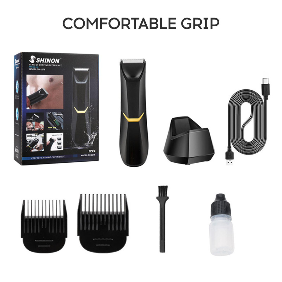 Herren-Elektrorasierer, Körperhaarschneider, 1 Set - Bild 7