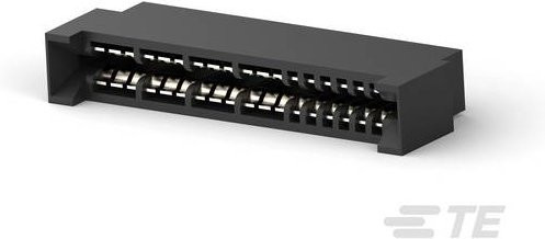 TE Connectivity Kartenmodulsockel 1761786-1 in Schwarz - Bild 1