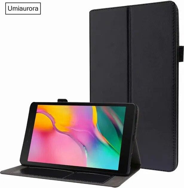 Samsung Smart Cover Tablet Stand Case Hülle für Galaxy Tab A6 A7 S5E S6 Lite 10.4 SM-T500 T220 A8 10.5 SM-X200 S7 FE S8 Plus in Schwarz - Bild 1