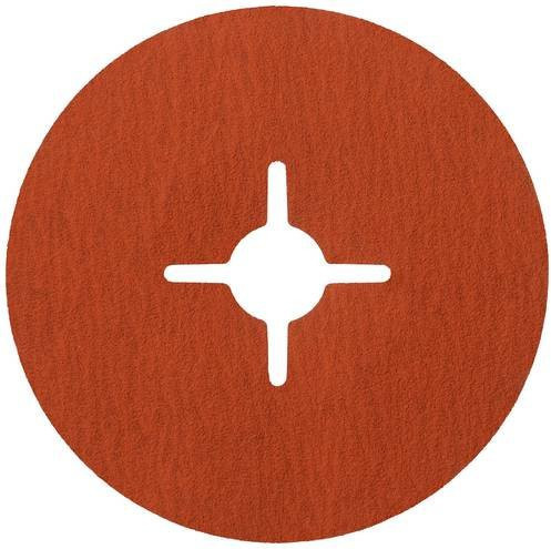 3M Fiberscheibe für Winkelschleifer, Durchmesser: 125 mm, Körnung: 120, Farbe: Orange, 25 Stück - Bild 1