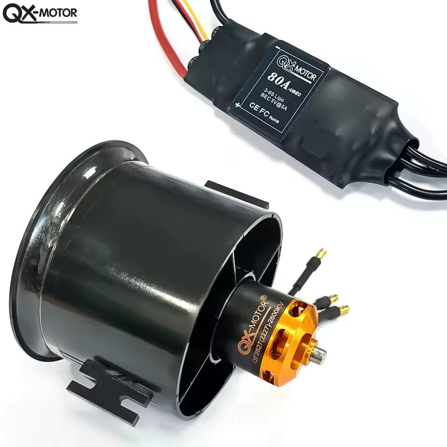 QX-MOTOR QF2827 70mm 12-Blatt EDF Impeller-System, Zubehör - Bild 2