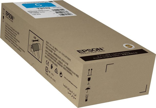 Epson T9742 Cyan Tintenpatrone XXL für WorkForce Pro WF-C869R - Bild 1