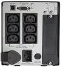 APC Smart-UPS 750 USV mit 500 Watt und 750 VA, USB-Anschluss, 6 Ausgangsanschlüsse, Schwarz (SUA750IX38) - Bild 1