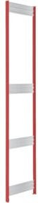 Bito Fachbodenregal-Stützrahmen-Set PA-Niet in Feuerrot, Höhe: 185,0 cm, Tiefe: 82,4 cm - Bild 1