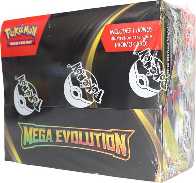 Pokémon TCG Mega Evolution Booster Box, englische Version, ab 6 Jahren - Bild 1