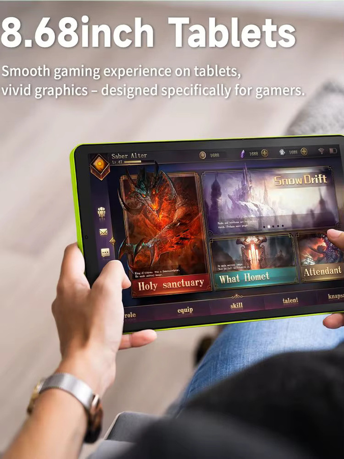Paitanry Android 15 Tablet mit 8,68 Zoll Display, 8 GB RAM, 64 GB ROM, 4-Kern-Prozessor, Widevine L1 und 5000 mAh Akku - Bild 6