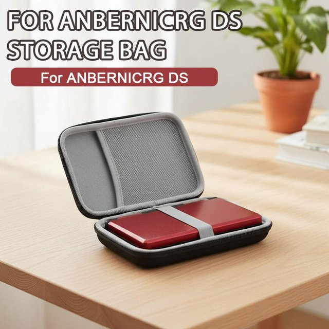 Anbernic RG DS Aufbewahrungstasche in Schwarz für Retro Handheld-Spielkonsolen - Bild 1