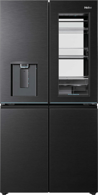 Haier Side-by-Side Kühl-Gefrierkombination HCW99F18DHMB in Schwarz mit App-Control und LED-Innenbeleuchtung - Bild 1