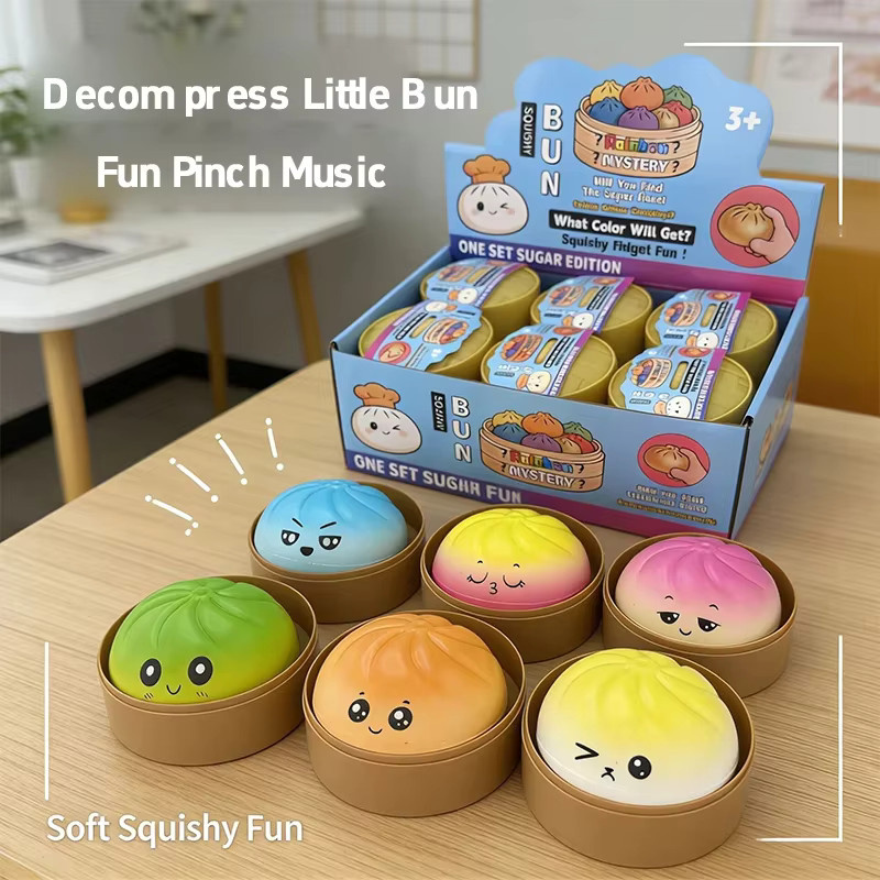 BEAST KINGDOM Glitzer-Dumpling-Squishy mit Box, Fidget-Spielzeug - Bild 2