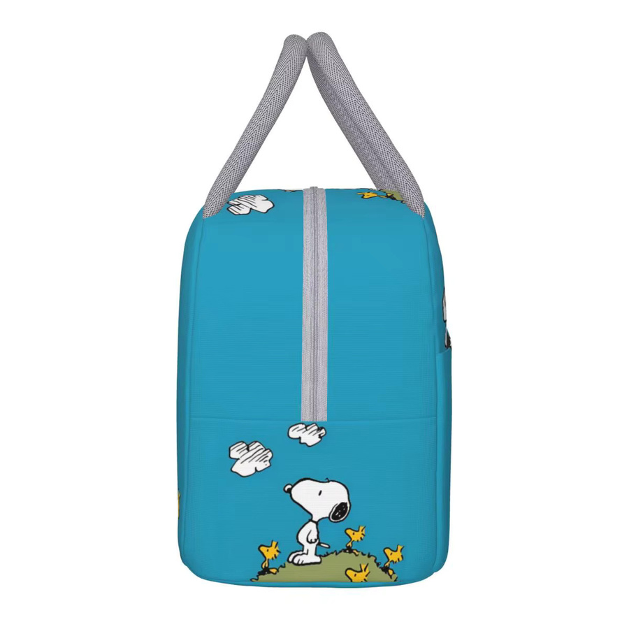 Bandai Snoopy Peanuts Isolierte Lunchtasche, auslaufsicherer Essensbehälter in Blau - Bild 2