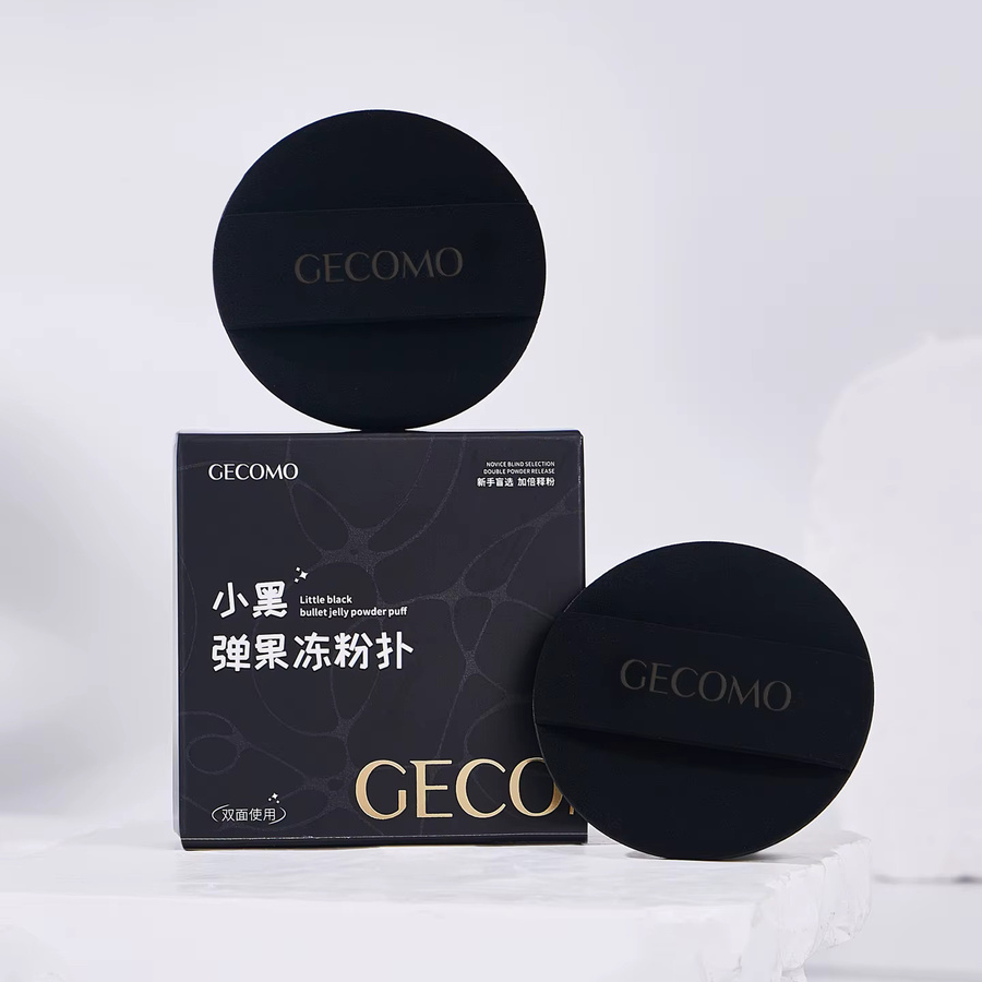 GECOMO Make-up-Schwammkissen, Schwarzer Gelee-Puderquaste - Bild 4