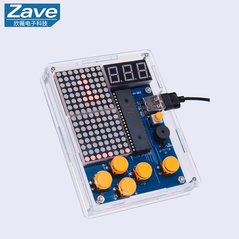 ZAVE Tetris Puzzlespiel, Kit zur Herstellung der Pixel-Spielekonsole - Bild 4