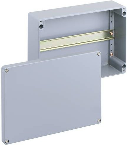 Spelsberg ALR 3323-L Reihenklemmen-Gehäuse aus Aluminium in Grau, B/T/H: 23,0 x 33,0 x 11,1 cm - Bild 1