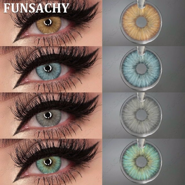 FUNSACHY Kontaktlinsen Lucifer-Serie, 1 Paar, Unisex - Bild 1