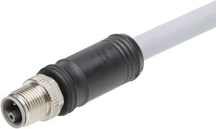 Molex 1205000314 Sensor-Aktor-Steckverbinder konfektionierter Stecker gerade Schwarz/Grau 1m - Bild 1